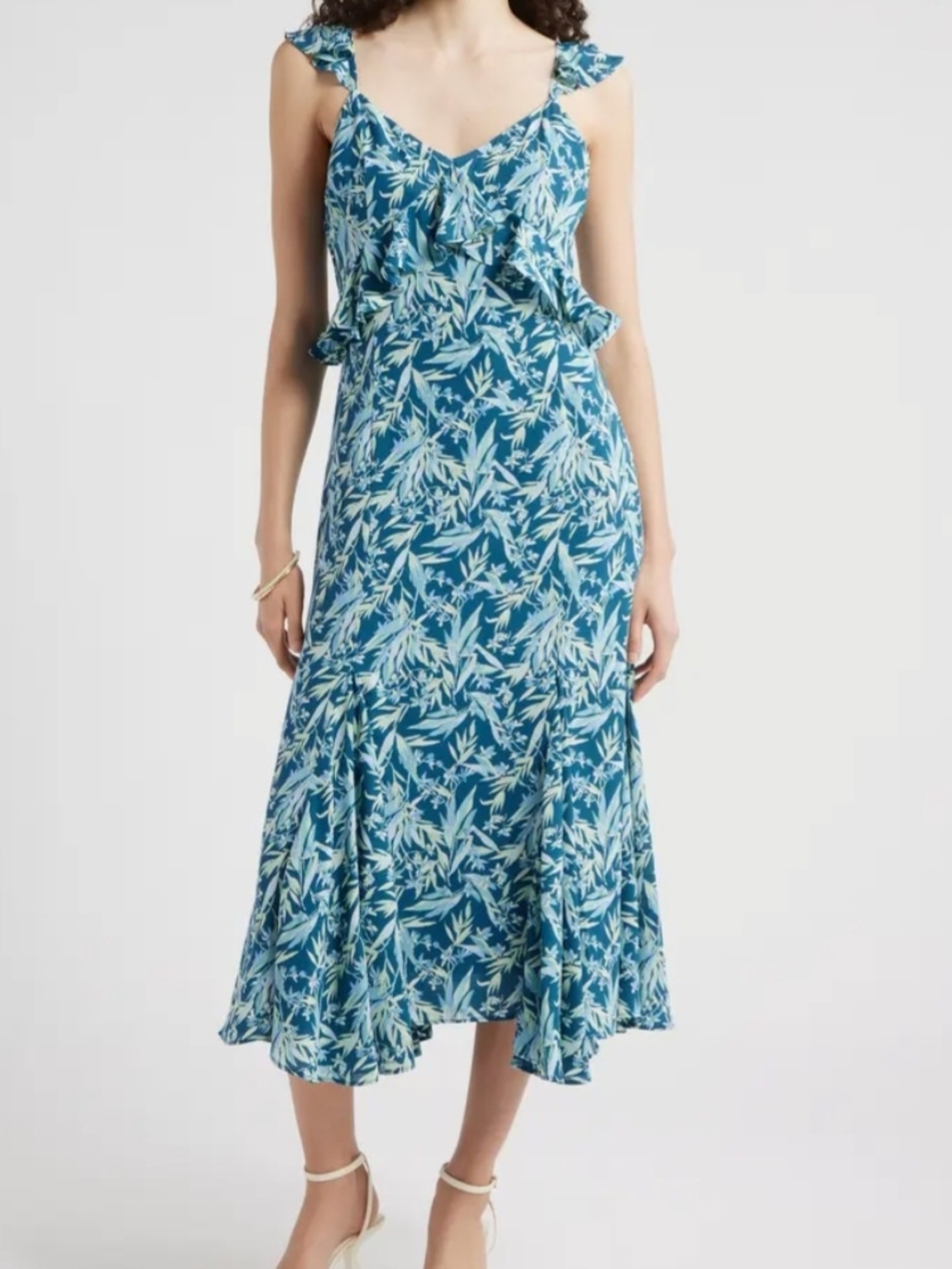 NWT Chelsea 28 Mid Summer Floral Dress Size XS Vacation Preppy Cottagecore